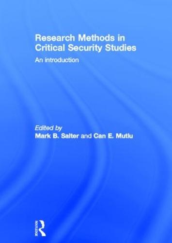 Research Methods in Critical Security Studies: An Introduction (Hardback)