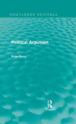 Political Argument - Routledge Revivals (Hardback)