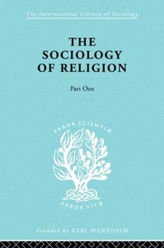 Soc Relign Pt1:Est Relg Ils 79 - International Library of Sociology (Paperback)