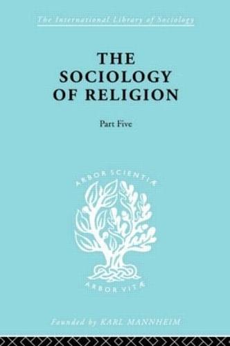 Soc Relign Pt5:Typ Rel Ils 83 - International Library of Sociology (Paperback)