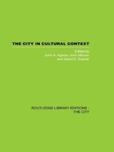 The City in Cultural Context (Paperback)