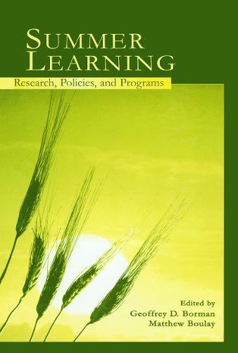 Summer Learning: Research, Policies, and Programs (Paperback)