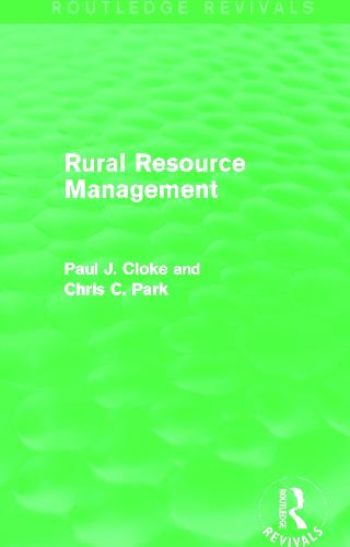 Rural Resource Management (Paperback)