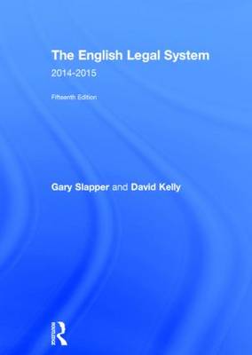 The English Legal System 2014-2015 (Hardback)