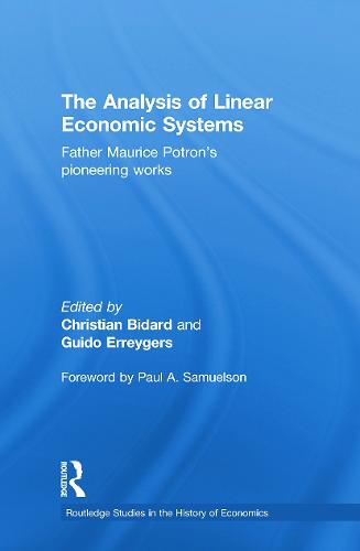 The Analysis of Linear Economic Systems: Father Maurice Potron's Pioneering Works (Paperback)