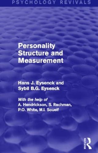 Personality Structure and Measurement (Psychology Revivals) - Psychology Revivals (Hardback)
