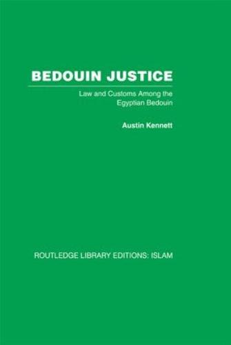 Bedouin Justice: Law and Custom Among the Egyptian Bedouin (Paperback)