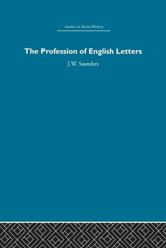 The Profession of English Letters (Paperback)