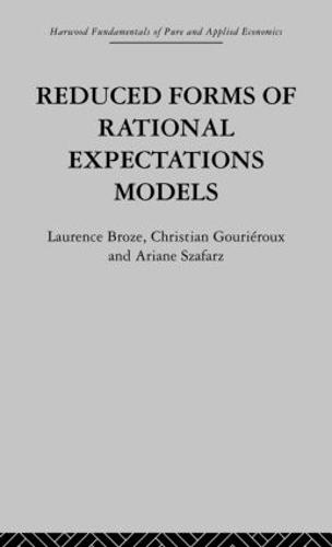 Reduced Forms of Rational Expectations Models (Paperback)