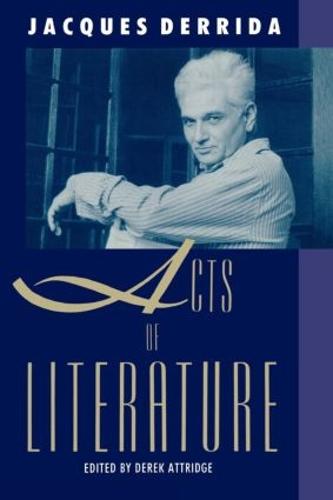 Acts of Literature (Paperback)
