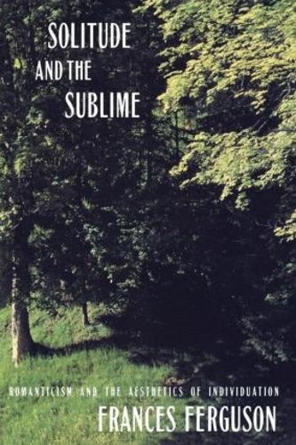Solitude and the Sublime: The Romantic Aesthetics of Individuation (Paperback)