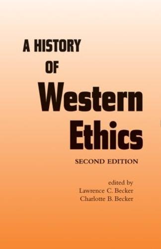 A History of Western Ethics (Hardback)