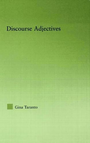 Discourse Adjectives (Hardback)