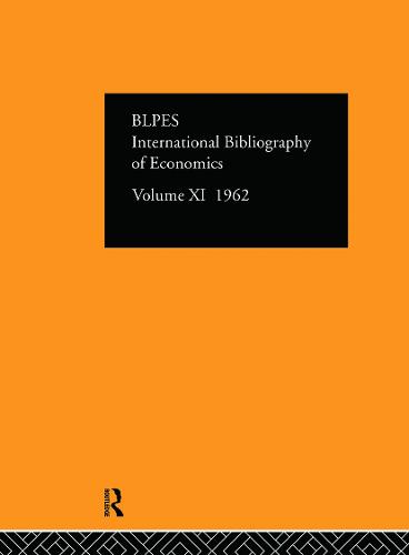 Intl Biblio Econom 1962 Vol 11 (Hardback)