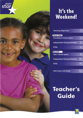 Rigby Star Shared Reception Non-Fiction: It's the Weekend Teachers Guide - Red Giant (Paperback)