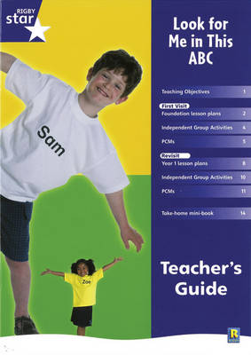 Rigby Star Shared Reception Non-Fiction: Look For Me In This ABC Teachers Guide - RED GIANT (Paperback)
