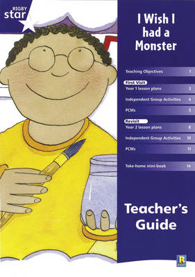 Rigby Star Shared Year 1 Fiction: I Wish I Had a Monster Teachers Guide - Red Giant (Paperback)