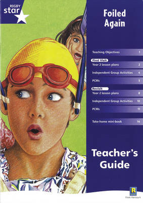 Rigby Star Shared Year 2 Fiction: Foiled Again Teachers Guide - RED GIANT (Paperback)