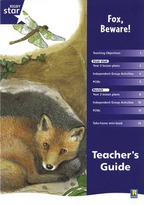 Rigby Star Shared Year 2 Fiction: Fox Beware Teachers Guide - RED GIANT (Paperback)