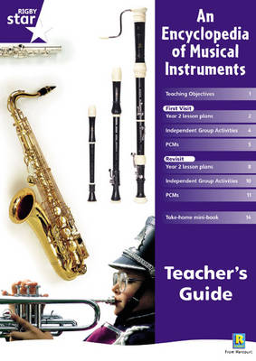 Rigby Star Shared Year 2 Non-Fiction: Encyclopedia of Musical Instruments Teachers Guide - RED GIANT (Paperback)