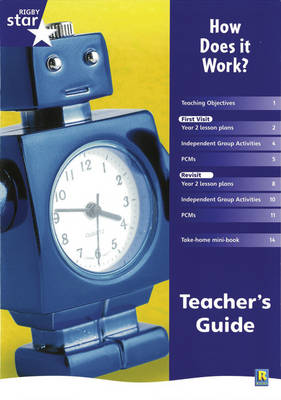 Rigby Star Shared Year 2 Non-Fiction: How Does it Work? Teachers Guide - RED GIANT (Paperback)