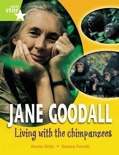 Rigby Star Gui Quest Year 2 Lime Level: Jane Goodall: Living With Chimpanzees Reader Sgle - STARQUEST (Paperback)