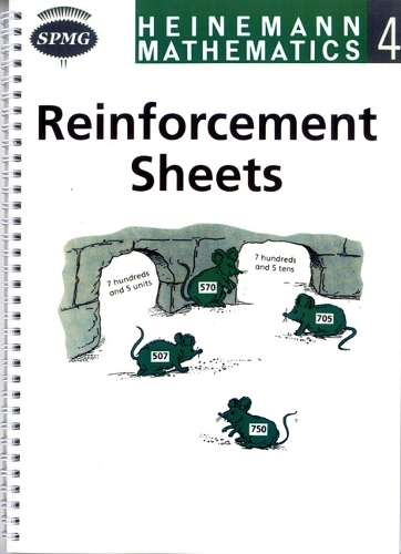 Heinemann Maths 4: Reinforcement Sheets - HEINEMANN MATHS (Spiral bound)