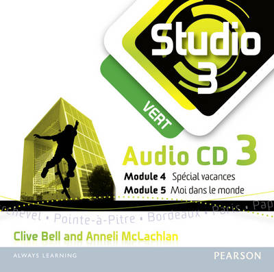 Studio 3 Vert Audio CD C (11-14 French) - Studio 11-14 French (CD-Audio)