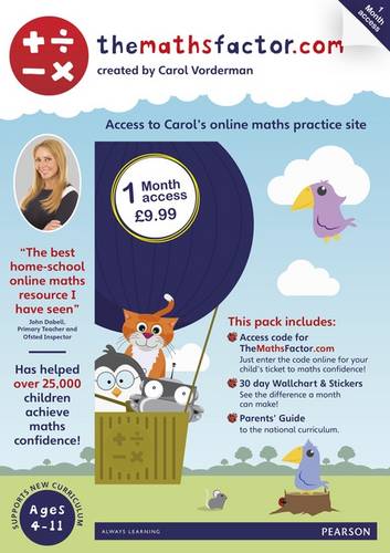 The Maths Factor: 1 Month Access to Carol Vorderman's themathsfactor ...