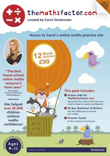 The Maths Factor: 12 Months Access to Carol Vorderman's themathsfactor ...