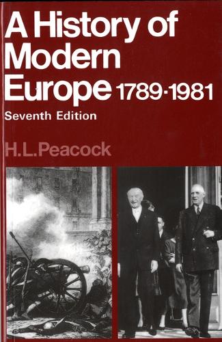 Hist Modern Europe 1789-1981 (Paperback)