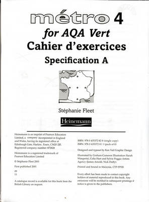 Metro 4 for AQA Foundation Workbook for Specification A (Pack of 8) - Metro 4 for AQA (Paperback)
