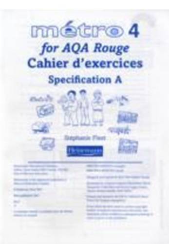 Metro 4 for AQA Higher Workbook for Specification A (Pack of 8) - Metro 4 for AQA