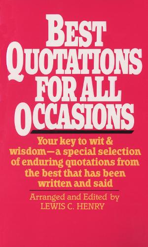 Best Quotations For All Occasions (Paperback)