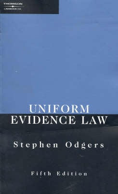 Uniform Evidence Law (Paperback)