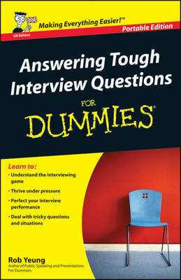 Answering Tough Interview Questions For Dummies (Paperback)