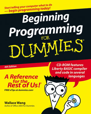 Beginning Programming For Dummies by Wallace Wang | Waterstones