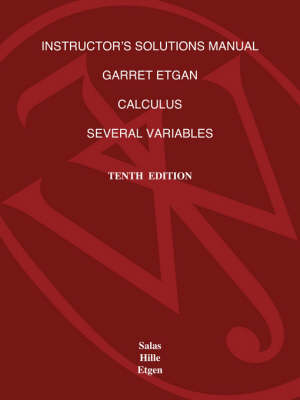 Calculus: Instructor's Solutions Manual: One and Several Variables (Paperback)
