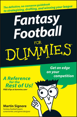 Fantasy Football For Dummies (Paperback)