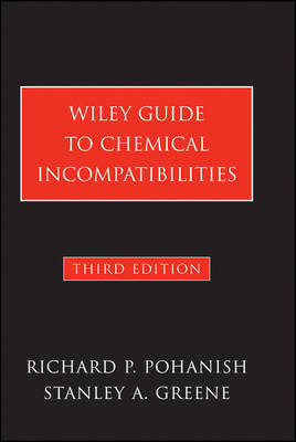 Cover Wiley Guide to Chemical Incompatibilities