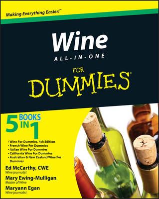Wine All-in-One For Dummies (Paperback)