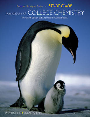 Foundations of College Chemistry: Student Study Guide (Paperback)