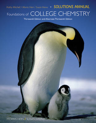Foundations of College Chemistry: Textbook and Student Solutions Manual (Paperback)