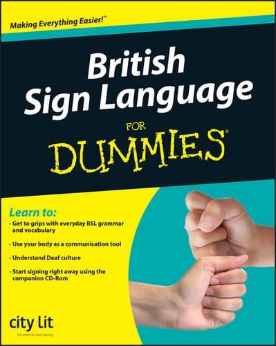 Cover British Sign Language For Dummies