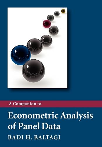 A Companion to Econometric Analysis of Panel Data (Paperback)