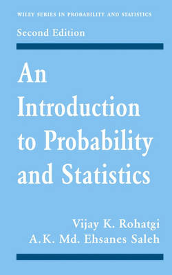 An Introduction to Probability and Statistics - Wiley Series in Probability and Statistics (Hardback)