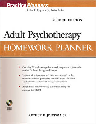 Adult Psychotherapy Homework Planner - PracticePlanners