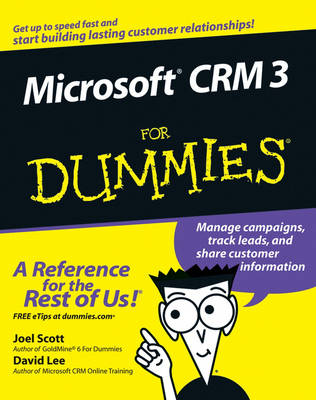 Microsoft CRM 3 For Dummies (Paperback)