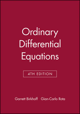 Ordinary Differential Equations 4e (Paperback)