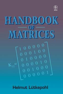 Cover Handbook of Matrices